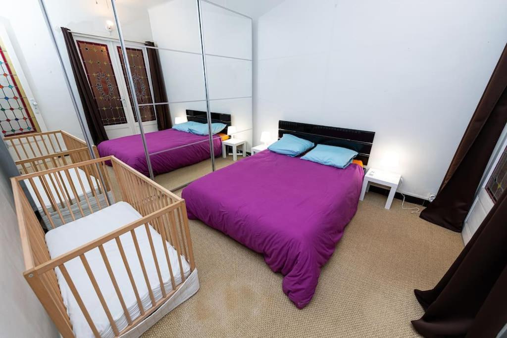 Anna-Maria : Grand Appartement 10 Personnes+Parking Prive -Actif+ Location- Marseille Eksteriør billede